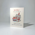 Party Cat Romance Greeting Card