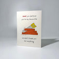 Yellow Wood Saw Friendship Greeting Card