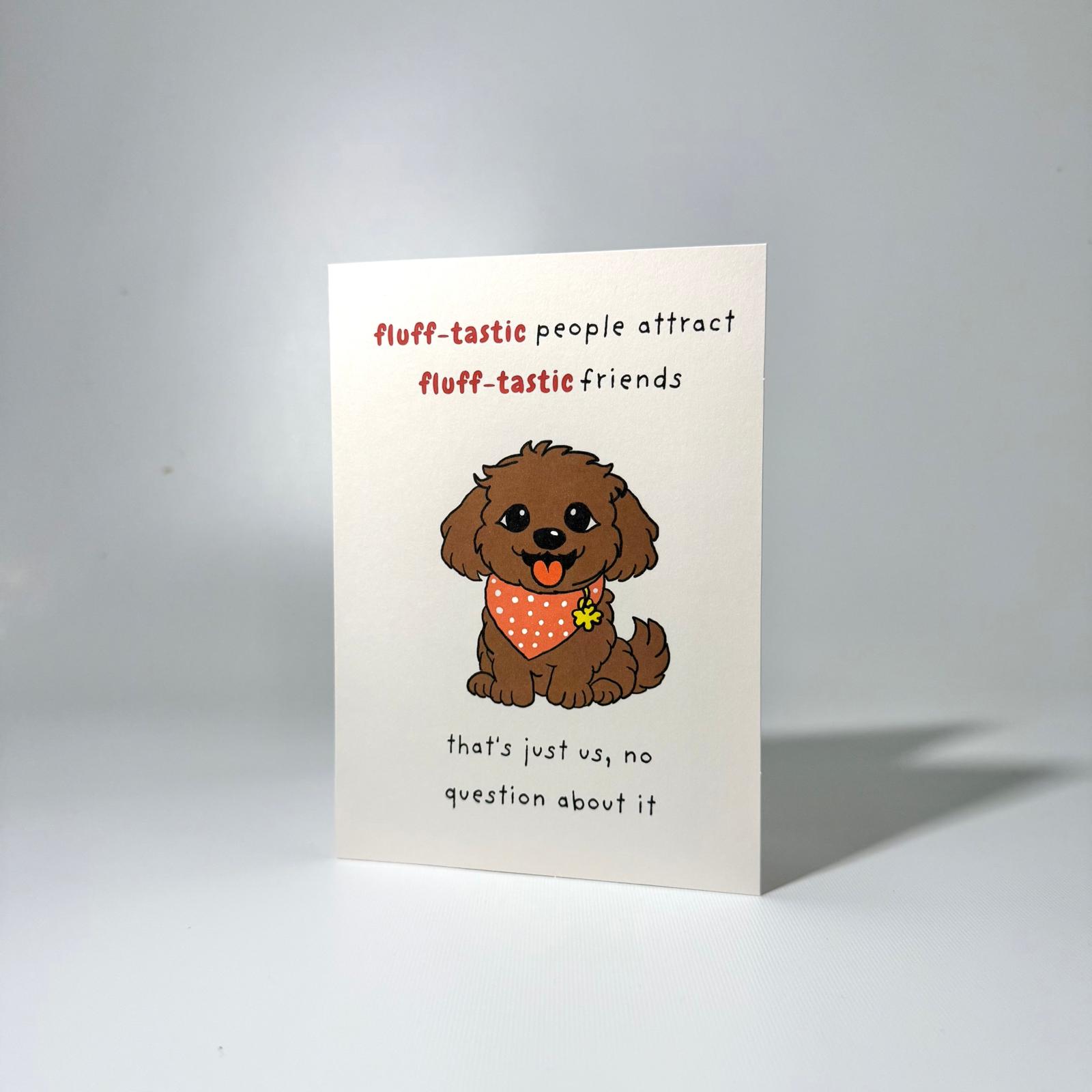 Bandana Pup Friendship Greeting Card