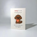 Bandana Pup Romance Greeting Card