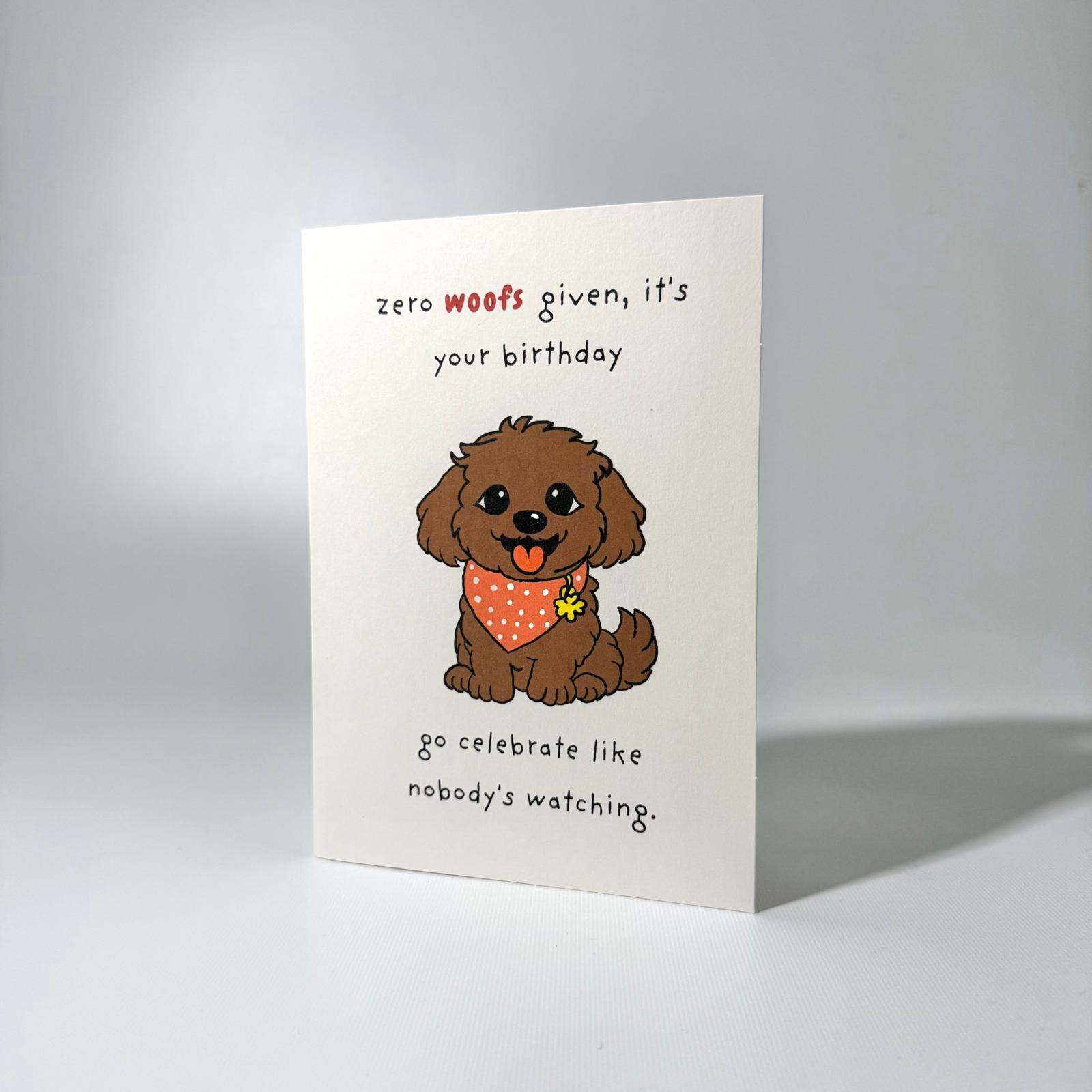 Bandana Pup Birthday Greeting Card
