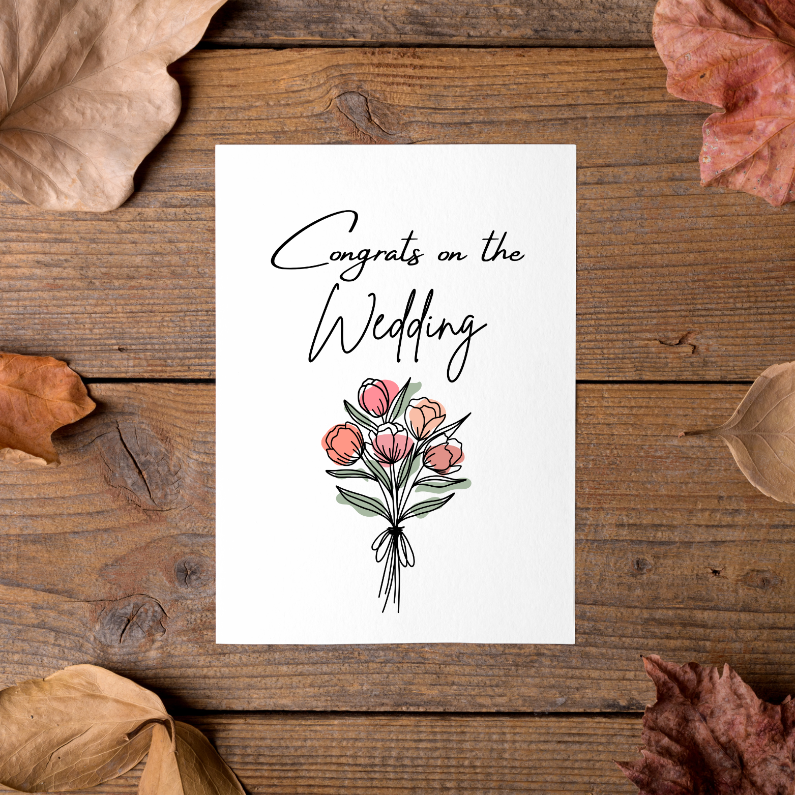 Bouquet Greeting Card